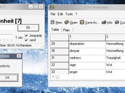 All important Windows of VOXX 1.0 pre 03.12.2005