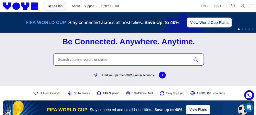 Voye Global Screenshot 1