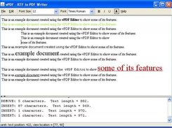 The editor window