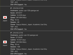 tls SNI injector + VPNGate Free Server Screenshot 2