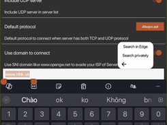tls SNI injector + VPNGate Free Server Screenshot 1