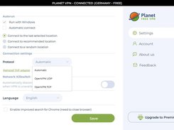 Planet VPN Screenshot 1