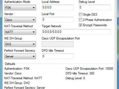 VPNC Front End Connection Editor (Advanced)