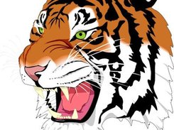 tiger.svg rendered using VPR