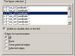 VRML file figures & edges selection for smoothing.