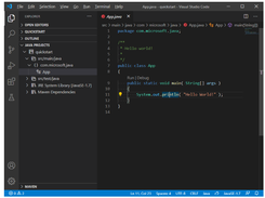 VS Code Java Dependency Screenshot 1
