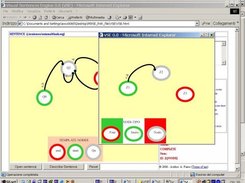 A DFA instance sketched with VISUAL-annotation