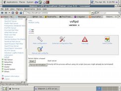 vsftpd Webmin main module page