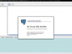 Visual SQL Builder Application Starting
