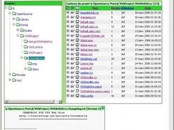 VSS Web Xtra Project Explorer with file view Page