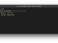 new project screenshot