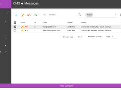 Vue CRUD Screenshot 1