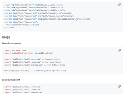 vue-quill-editor Screenshot 1