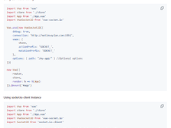 Vue-Socket.io Screenshot 1