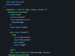vue-virtual-scroller Screenshot 2