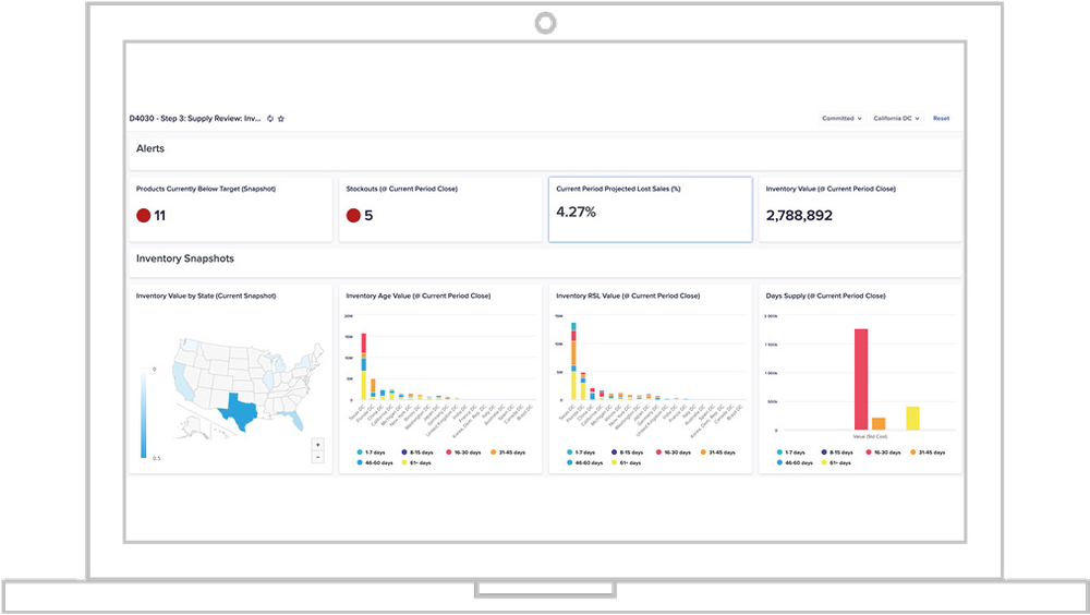 Vuealta Supply Planning Screenshot 1