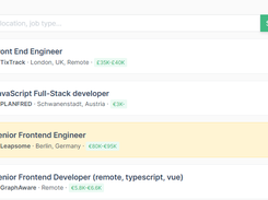 VueJobs Screenshot 1