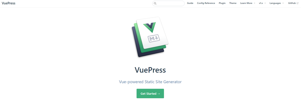 VuePress Screenshot 1