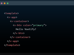 Vuetify Screenshot 1