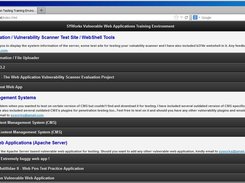 Vulnerable Web Applications Compilation  Screenshot 2