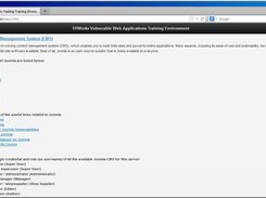 Vulnerable Web Applications Compilation  Screenshot 3