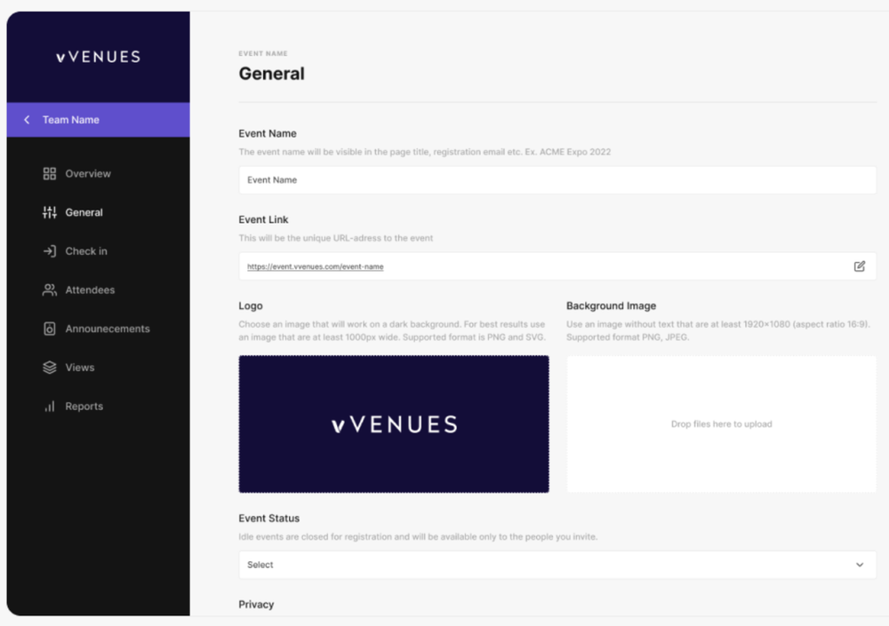vVenues Screenshot 1