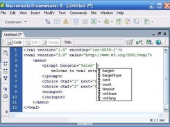 An extention to dreamwever for writing vxml applications