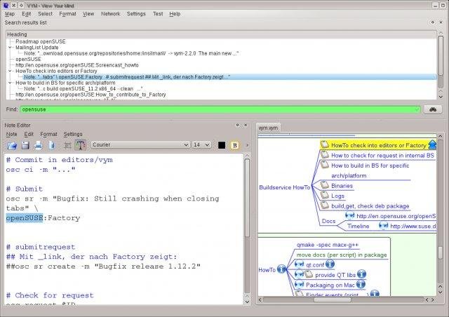 Vym View Your Mind Download Sourceforge Net