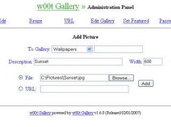 Admin - Add Picture [version1]