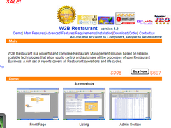 W2B Restaurant Screenshot 1