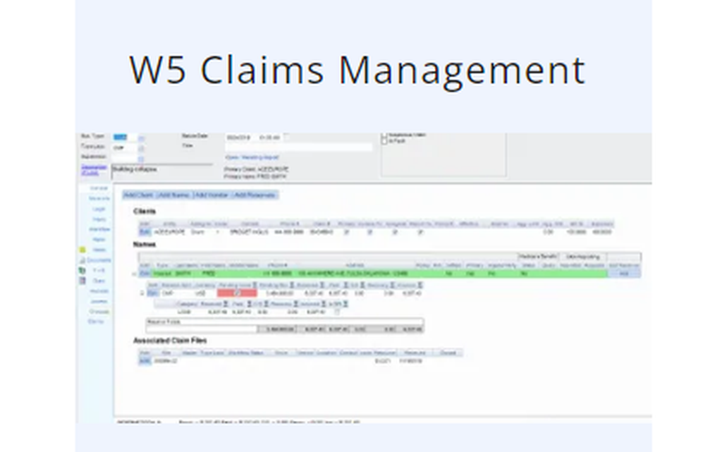 W5 Claims Screenshot 1