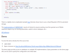 wa-sqlite Screenshot 1