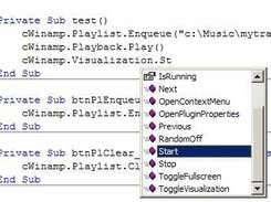 Easy to find the methods you need using IntelliSense