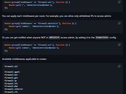 WAF package for Laravel Screenshot 1