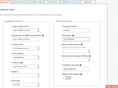 Add or update our company details | Easy-to-use and intuitive payroll software