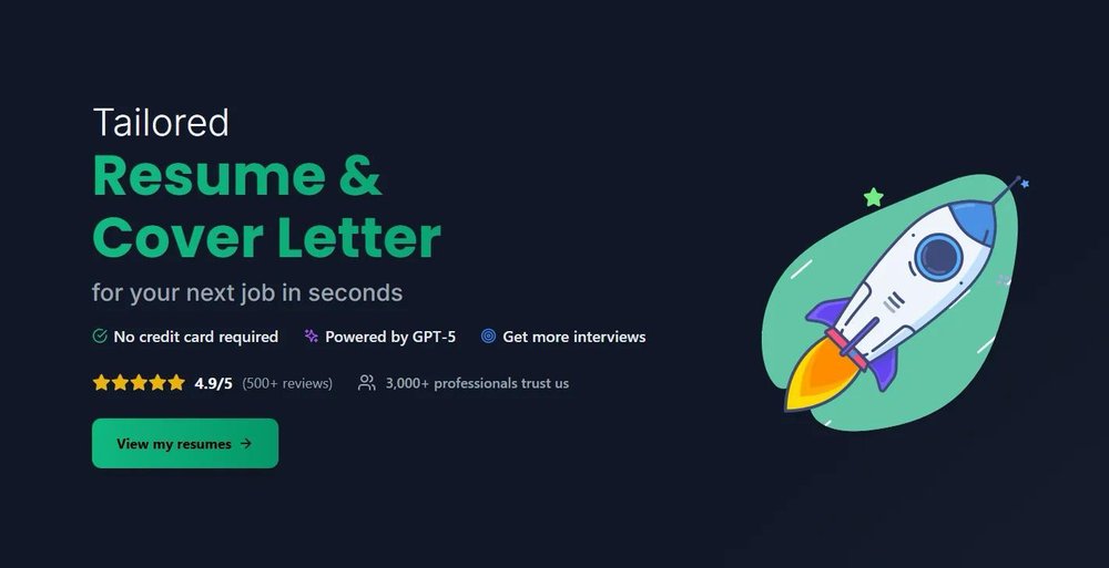 WahResume Landing Page