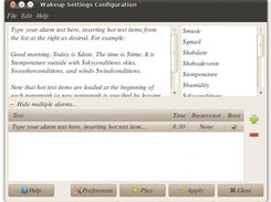 Support for multiple alarms. Each alarm is independent.