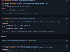 wallet-address-validator Screenshot 1