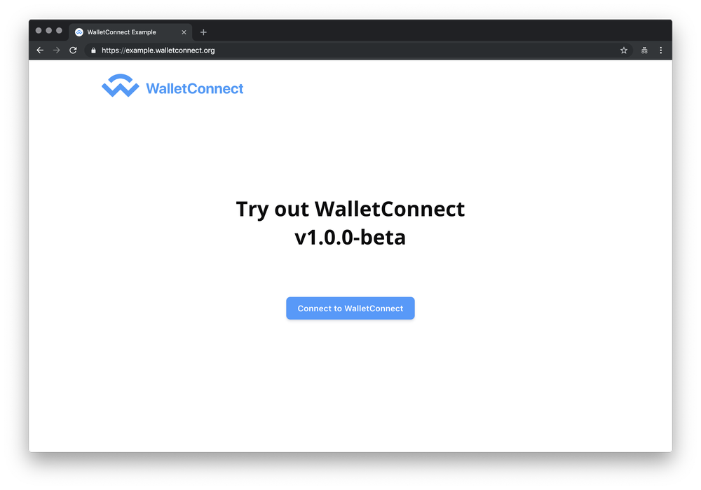 WalletConnect Screenshot 1