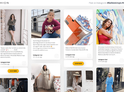 Walls.io Social Media Shopping Feed Fluid Theme