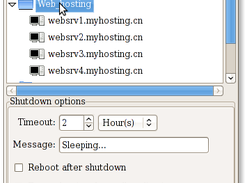 Shutdown servers group