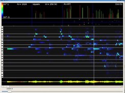 gWaoN, showing averaged spectrogram with PV corrections