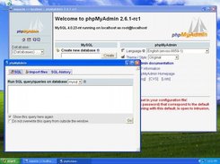 Running phpMyAdmin