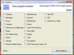 Windows auto program installer Screenshot 1