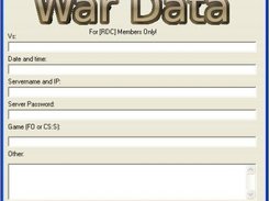 War Data - Client Version 0.3.2 (Main Screen, N Data Loaded)