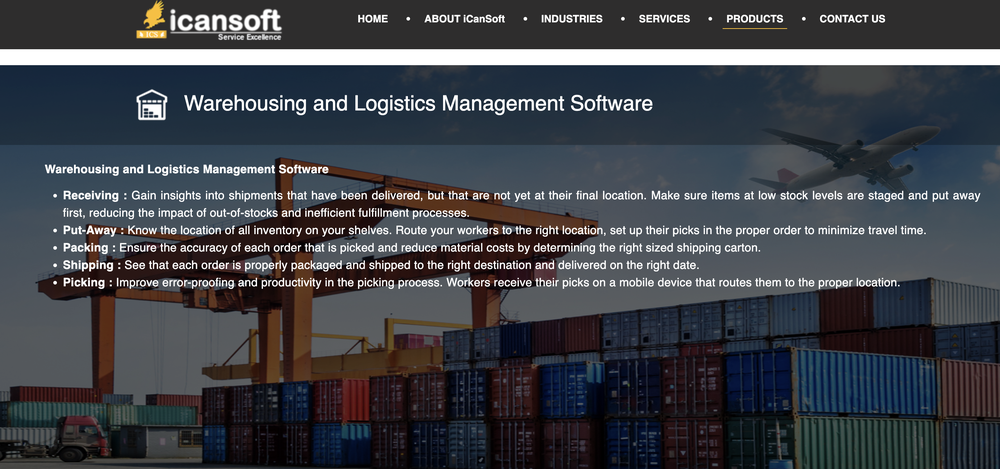 Warehousing and Logistics Management Software Screenshot 1