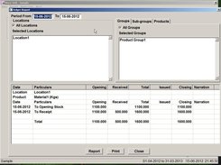 Product Ledger Screen