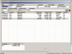 Transaction Entry Screen