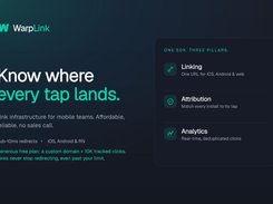 Know where every tap lands. Link infrastructure for mobile teams.