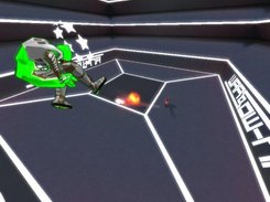 A player about to be fragged in "Midair"!